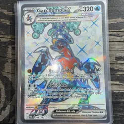 Pokemon Cards Garchomp ex 219/182 Paradox Rift Ultra Rare HP *INDENT* - Image 1