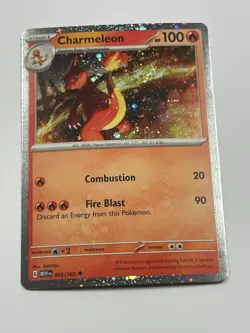 POKEMON Charizard ex SVP 161 Charmander Charmeleon Holo 3 Card Set Super Premium - Image 4