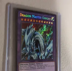Konami Yu-Gi-Oh! Dragon Master Knight LCKC Holo Fusion Effect Card EN065 - Image 2