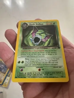 Pokemon Card: Dark Golbat HOLO 7/82 Team Rocket Set Vintage Rare LP Nice - Image 4