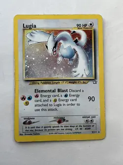 Lugia 9/111 Holo Rare Neo Genesis Pokemon TCG Card - Image 1