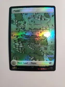 MTG Plains The Lord of the Rings: Tales of Middle-earth 0273 Foil Land - Image 1