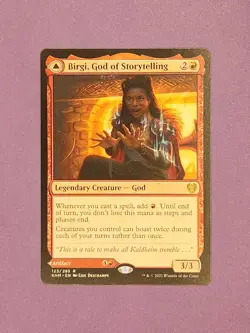 Birgi, God of Storytelling / Harnfel, Horn of Bounty - KHM 123/285 - Regular MTG - Image 1