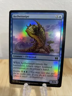MTG Aethersnipe FOIL #037/331 Double Masters 2022 Common 2X2 NM/M - Image 1