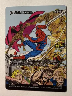 MTG Feed the Swarm M 0016 Regular (Borderless) Marvel Eternal-Legal NM - Image 1