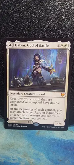 Magic the Gathering Kaldheim Halvar, God of Battle - Image 1