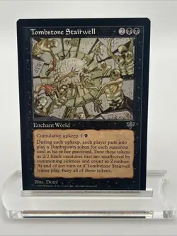 Tombstone Stairwell Mirage 1996 Near Mint Mtg Magic The Gathering Illus. Dom! - Image 1