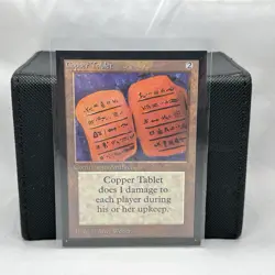 1993 COPPER TABLET Magic the Gathering Collector's Edition CE MTG Sharp Corners - Image 1