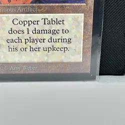 1993 COPPER TABLET Magic the Gathering Collector's Edition CE MTG Sharp Corners - Image 5