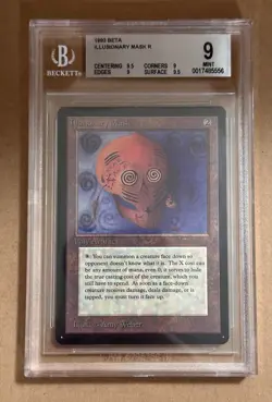 Illusionary Mask - BETA - MTG - BGS 9. Quad++ MINT - Image 1