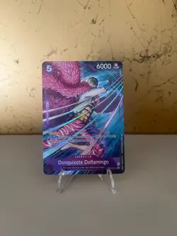 Donquixote Doflamingo (Alternate Art) PRB02-011 NM One Piece Card Game English - Image 1