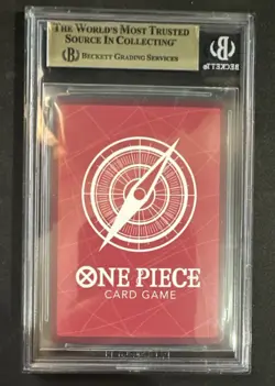 2023 One Piece JP Yamato OP06-022 Wings of the Captain Leader Foil Beckett 9.5 - Image 2