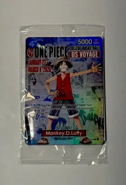Bandai Namco ONE PIECE CARD GAME US VOYAGE Monkey D. Luffy Promo Card P-055 - Image 2