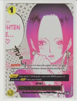 You'll Frighten Me... - Alternate Art Rare One Piece Card OP14-118 R* - Image 1