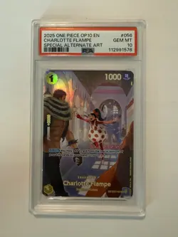Charlotte Flampe PSA 10 SP OP10 Royal Blood - One Piece EB01-056 English - Image 1