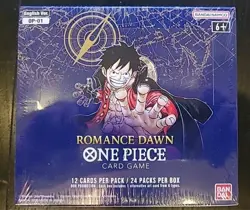 SEALED DISPLAY ONE PIECE OP01 ROMANCE DAWN BLUE BOTTOM 2022 ENGLISH OVP SEALED - Image 1