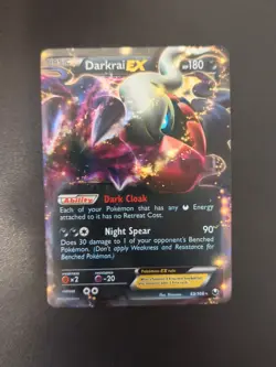 Pokemon TCG Darkrai EX 63/108 Dark Explorers Holo Ultra Rare 2012 - Image 1