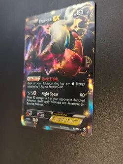 Pokemon TCG Darkrai EX 63/108 Dark Explorers Holo Ultra Rare 2012 - Image 2