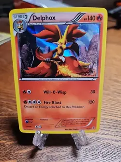 Delphox 10/39 Kalos Starter Set Holo 2013 LP Pokemon TCG - Image 1