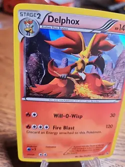 Delphox 10/39 Kalos Starter Set Holo 2013 LP Pokemon TCG - Image 2