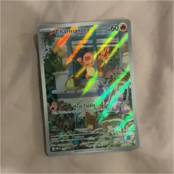 Pokemon Charmander SVP 043 Scarlet & Violet Promo Holo Promo 60 HP Card - Image 1