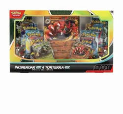 Pokemon Trading Card Game Incineroar ex and Torterra ex Special Collection Box - Image 1