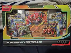 Pokemon Trading Card Game Incineroar ex and Torterra ex Special Collection Box - Image 1