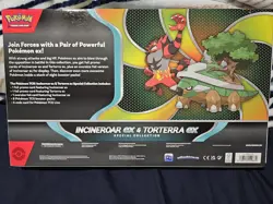 Pokemon Trading Card Game Incineroar ex and Torterra ex Special Collection Box - Image 2