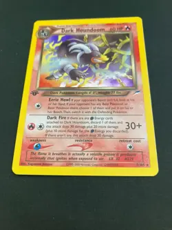 Pokemon TCG Dark Houndoom [Rare - Holo - 1st Edition] Neo Destiny 7/105 - NM - Image 2