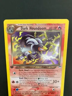 Pokemon TCG Dark Houndoom [Rare - Holo - 1st Edition] Neo Destiny 7/105 - NM - Image 5