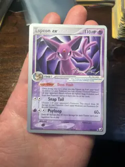 Espeon ex 102 Pokemon Promo Unseen Forces Non Holo World Championship 2007 - Image 2