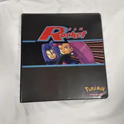Pokemon Official Team Rocket 3-Ring Binder WOTC Nintendo - Good condition - Image 1