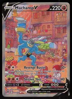 Machamp V 172/189 Rare Ultra Astral Radiance Pokemon - Image 1