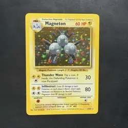 Pokemon Vintage Holo Magneton Base Set 9/102 WotC 1999 - Image 1