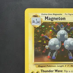 Pokemon Vintage Holo Magneton Base Set 9/102 WotC 1999 - Image 2