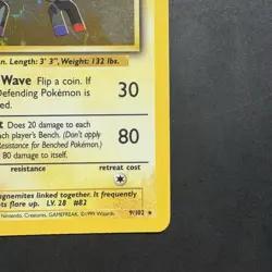 Pokemon Vintage Holo Magneton Base Set 9/102 WotC 1999 - Image 4