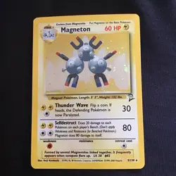 Pokemon TCG Magneton Base Set 2 Holo Rare - Image 1