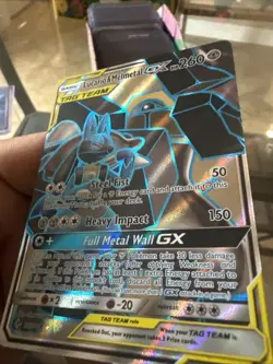 Pokemon TCG Unbroken Bonds 2019 Tag Team Lucario & Melmetal GX 203/214 SM - Image 2