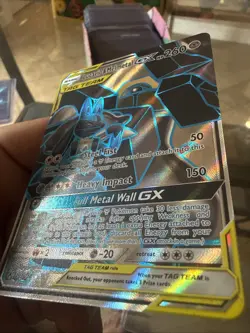 Pokemon TCG Unbroken Bonds 2019 Tag Team Lucario & Melmetal GX 203/214 SM - Image 3