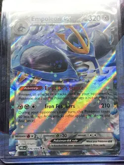Pokemon TCG Empoleon Ex 70/94 Phantasmal Flames Double Rare - Image 1