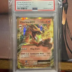 2016 Pokemon XY Evolutions Charizard EX #12/108 PSA 9 Mint - Image 1