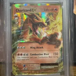 2016 Pokemon XY Evolutions Charizard EX #12/108 PSA 9 Mint - Image 2