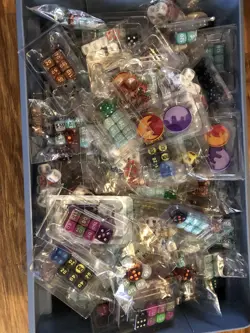 Pokemon TCG Dice Lot Mixed Sets and Condition Markers 4Lb Box - Image 1