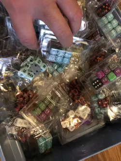 Pokemon TCG Dice Lot Mixed Sets and Condition Markers 4Lb Box - Image 2