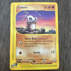 Cubone - Aquapolis 72/147 2002 - E Reader - Pokemon TCG - WOTC - NM - Image 1