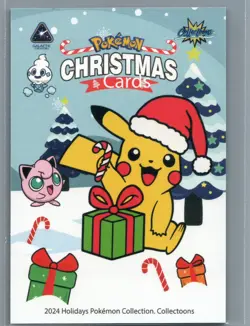 christmas Pokemon 2024 DKV Collectoons Christmas Set #145 Fuecoco Pikachu - Image 2