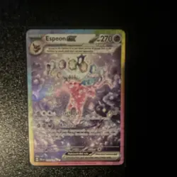 Pokemon Espeon ex Sv: Prismatic Evolutions Special Illustration Rare Holo 155/1… - Image 1