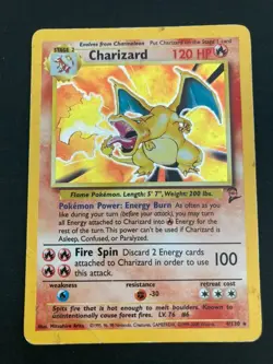 Pokemon TCG Charizard [Rare - Holo] Base Set 2 4/130 - HP - Image 1