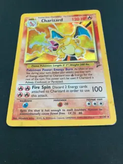 Pokemon TCG Charizard [Rare - Holo] Base Set 2 4/130 - HP - Image 2