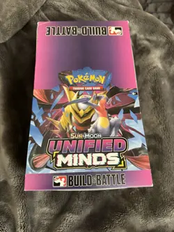Pokemon Sun & Moon Unified Minds Build & Battle Display Case EMPTY - Image 1